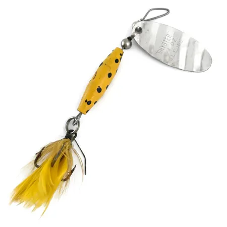 Glen Evans Shyster, nikiel/żółty, 7 g błystka obrotowa #5382