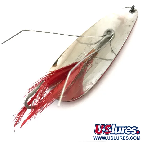 Eppinger Błystka antyzaczepowa Dardevle Dardevlet, czerwony/biały/nikiel, 19 g błystka wahadłowa #5407