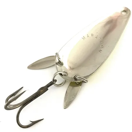 Marathon ze skrzydełkami, żółty/nikiel, 12 g błystka wahadłowa #5410