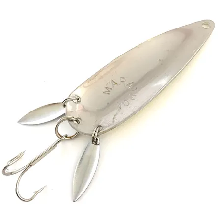 Marathon ze skrzydełkami UV (świeci w ultrafiolecie), żółty/nikiel, 16 g błystka wahadłowa #5411