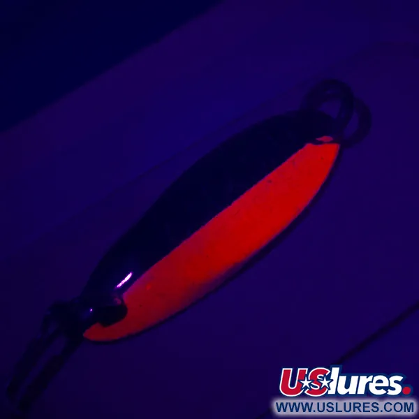 Acme Kastmaster UV (świeci w ultrafiolecie), nikiel/pomarańczowy, 3,5 g błystka wahadłowa #5442