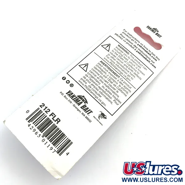 Yakima Bait Worden’s Original Rooster Tail UV (świeci w ultrafiolecie), złoty/czerwony, 7 g błystka obrotowa #5449