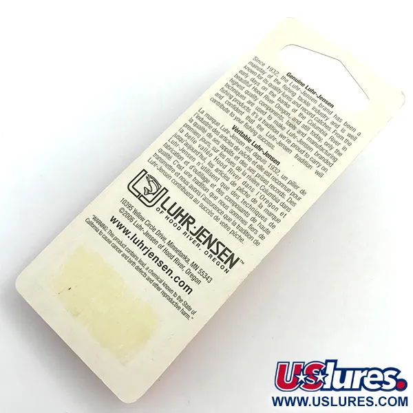 Luhr Jensen Krocodile DIE #4, czerwony/biały, 14 g błystka wahadłowa #5453