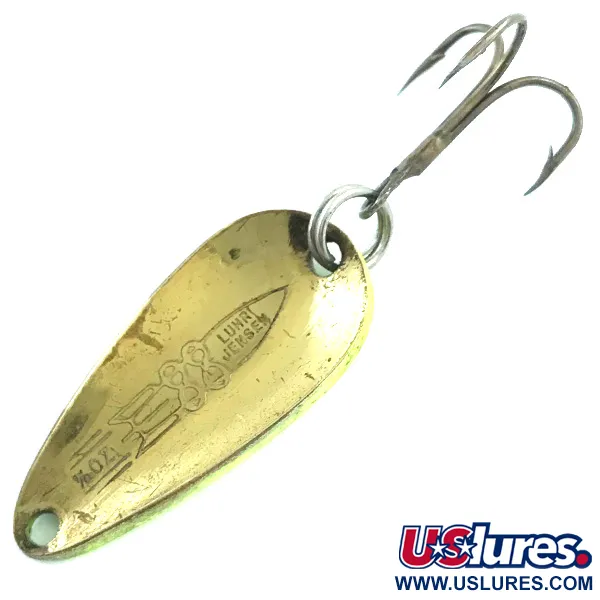  Luhr Jensen, żółty/czerwony/złoty, 5 g błystka wahadłowa #5465