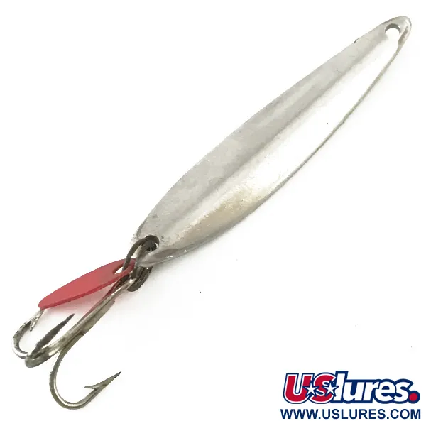  Bay de Noc Swedish Pimple, nikiel/zielony/czerwony, 7 g błystka wahadłowa #5501