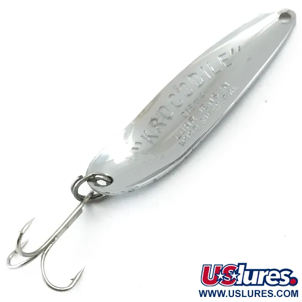 Luhr Jensen Krocodile DIE #4, nikiel, 14 g błystka wahadłowa #5547
