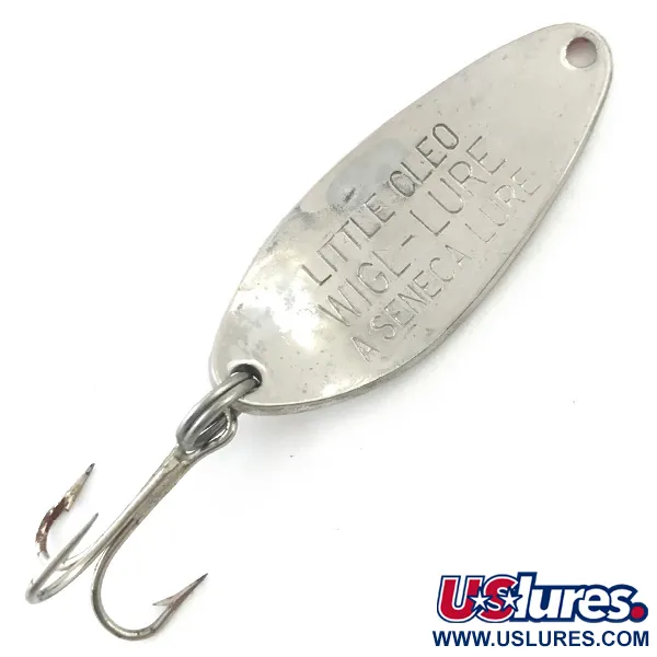 Seneca Little Cleo, nikiel/pomarańczowy, 7 g błystka wahadłowa #5583