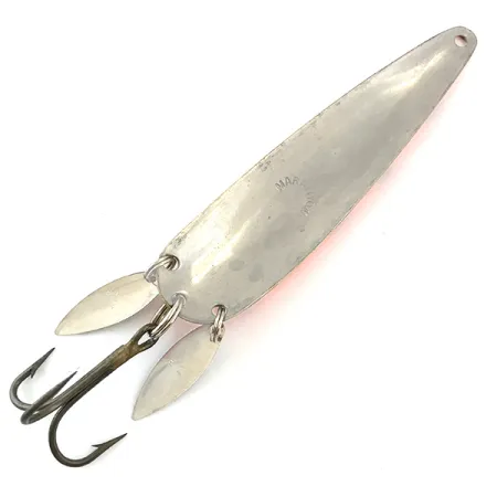 Marathon ze skrzydełkami UV (świeci w ultrafiolecie), czerwony/czarny/nikiel, 17 g błystka wahadłowa #5600