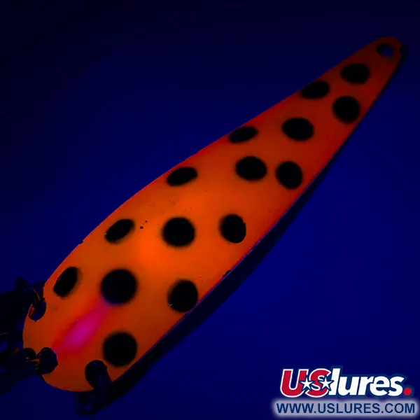  Marathon ze skrzydełkami UV (świeci w ultrafiolecie), czerwony/czarny/nikiel, 17 g błystka wahadłowa #5600