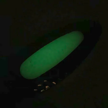 Blue Fox Pixee (świeci w ciemności), nikiel/biały Glow - świeci w ciemności, 24 g błystka wahadłowa #5615