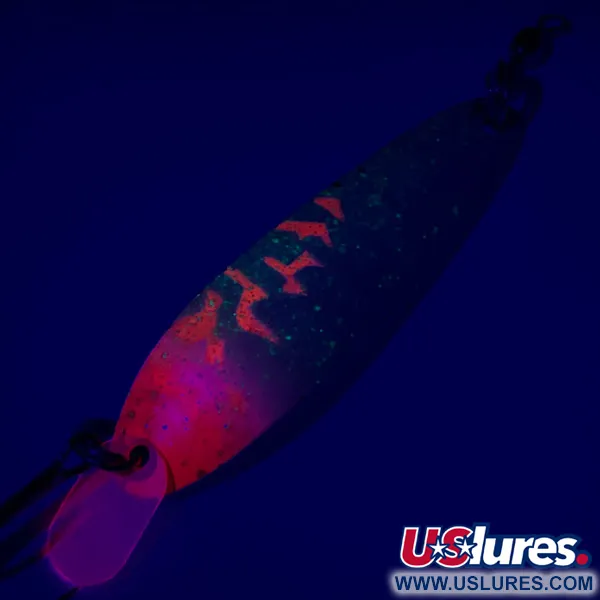 Luhr Jensen Krocodile DIE #3, biały/różowy/nikiel, 10 g błystka wahadłowa #5621