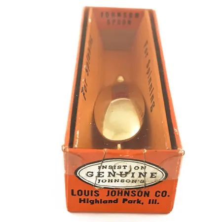 Błystka antyzaczepowa Johnson Silver Minnow z lat 1960-tych, złoto, 9 g błystka wahadłowa #5632