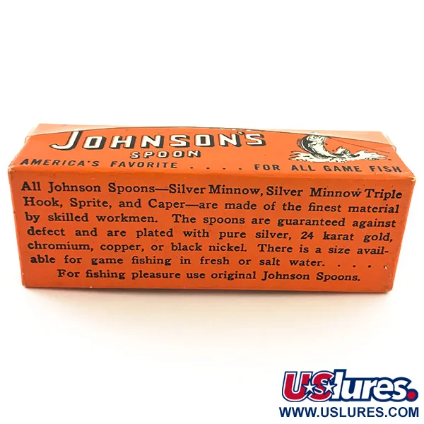  Błystka antyzaczepowa Johnson Silver Minnow z lat 1960-tych, złoto, 9 g błystka wahadłowa #5632