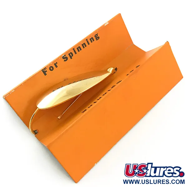  Błystka antyzaczepowa Johnson Silver Minnow z lat 1960-tych, złoto, 9 g błystka wahadłowa #5632