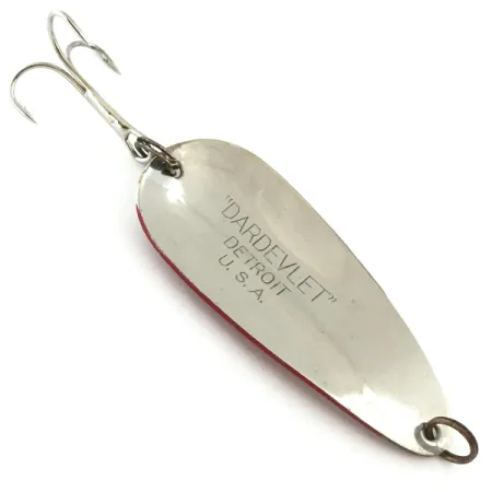 Eppinger Dardevle Dardevlet, czerwony/biały/nikiel, 21 g błystka wahadłowa #5667