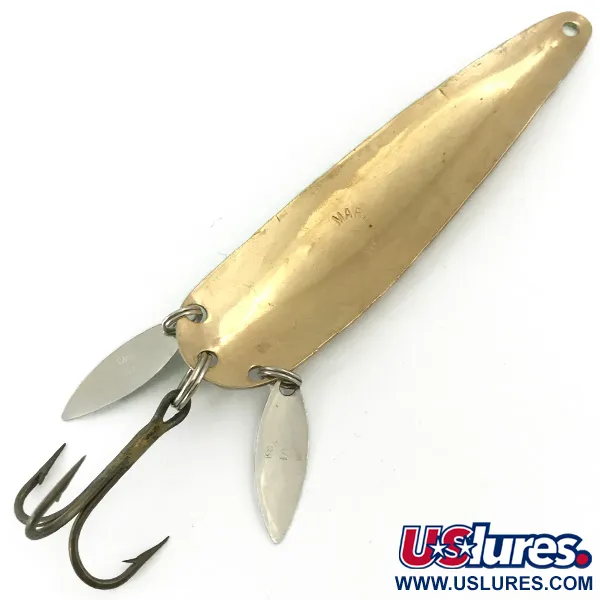  Marathon ze skrzydełkami, złoty/zielony UV - świeci w ultrafiolecie, 17 g błystka wahadłowa #5668