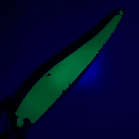 Marathon ze skrzydełkami, złoty/zielony UV - świeci w ultrafiolecie, 17 g błystka wahadłowa #5668