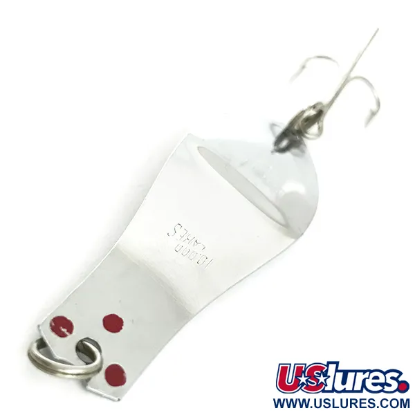 Prescott Spinner Thin Doctor 165, nikiel/czerwony, 4 g błystka wahadłowa #5682