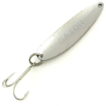 Gator, nikiel/różowy hologram z niebieskim odcieniem, 16 g błystka wahadłowa #5688