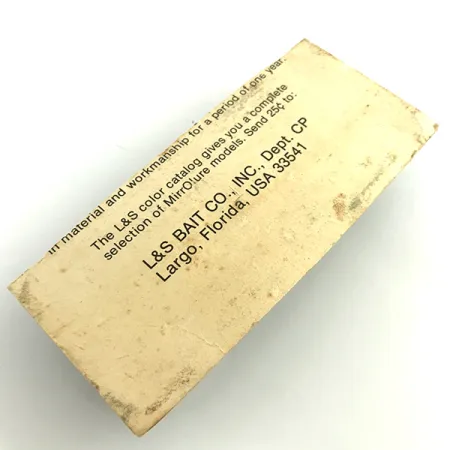 L&S Bait Mirro lure L&S Bait Company MirrOlure Bass-master, czerwony/srebrny, 14 g wobler #5744