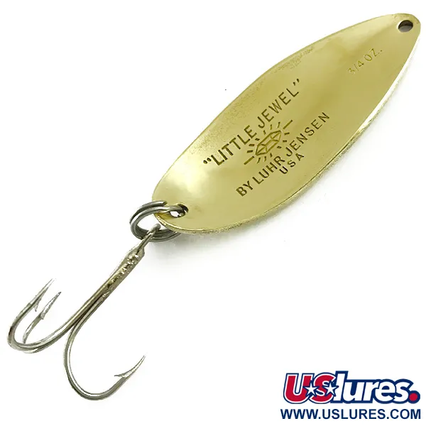 Luhr Jensen Little Jewel, złoto, 21 g błystka wahadłowa #5761