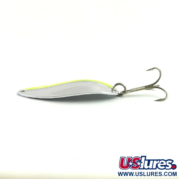 TODDCO Main liner UV (świeci w ultrafiolecie), nikiel/neon zielony, 12 g błystka wahadłowa #5776