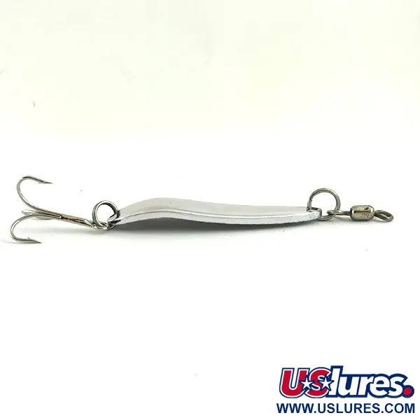 Luhr Jensen Krocodile DIE #4, nikiel, 19 g błystka wahadłowa #5780