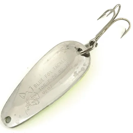 Blue Fox TOR-P-DO UV (świeci w ultrafiolecie), Piątka diamentów (żółty/czarny/nikiel), 14 g błystka wahadłowa #5786