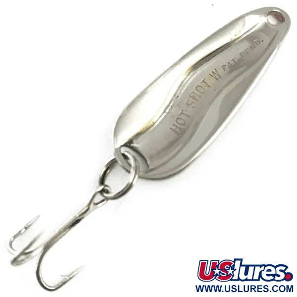 Luhr Jensen Hot Shot W, nikiel, 7 g błystka wahadłowa #5855