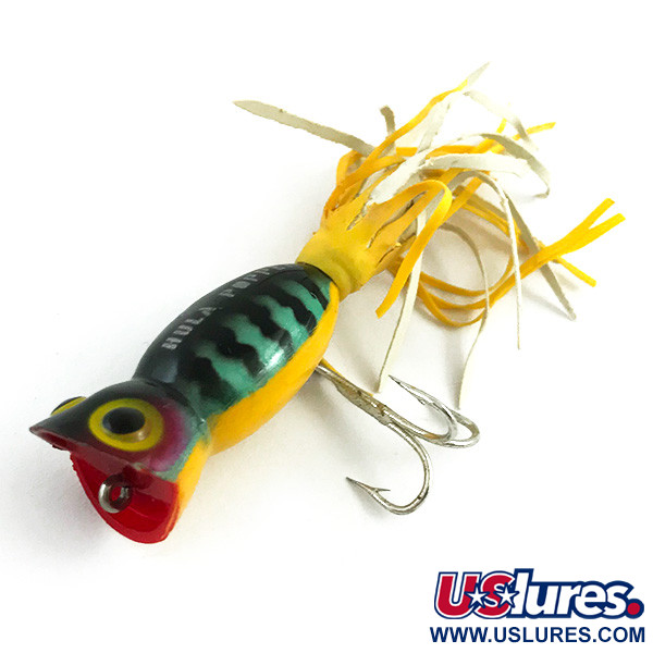  Fred Arbogast Hula Popper, Fire Tiger (Ognisty Tygrys), 3 g wobler #5867