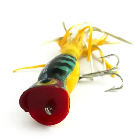 Fred Arbogast Hula Popper, Fire Tiger (Ognisty Tygrys), 3 g wobler #5867