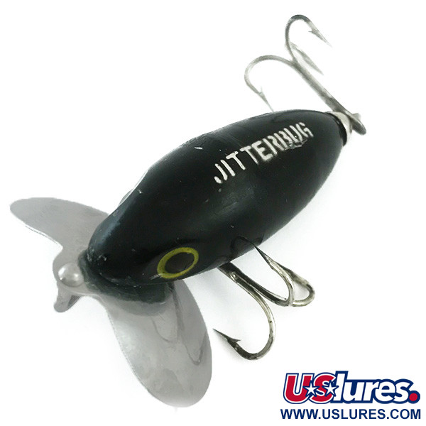  Fred Arbogast Jitterbug, czarny, 7 g wobler #5880