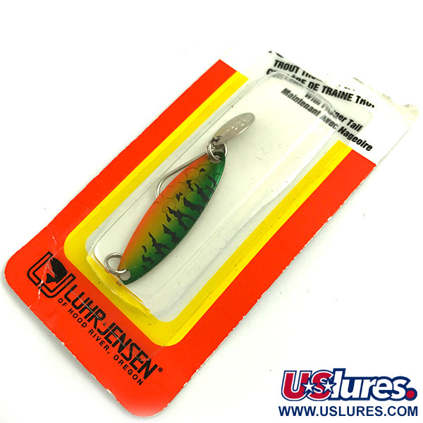 Luhr Jensen Needlefish 1, Fire Tiger (Ognisty Tygrys), 2 g błystka wahadłowa #5888