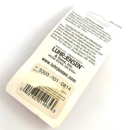 Luhr Jensen Loco 1UV (świeci w ultrafiolecie), Okoń (perch), 4 g błystka wahadłowa #5900