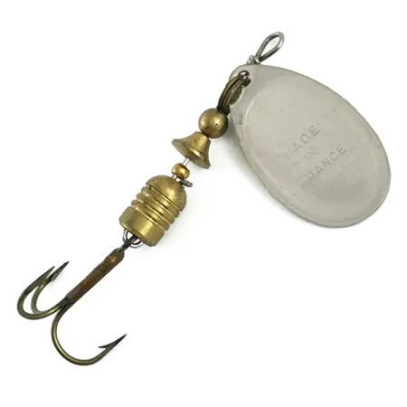 Mepps Aglia 2 - model z lat 1950-tych, srebro, 4,5 g błystka obrotowa #5906