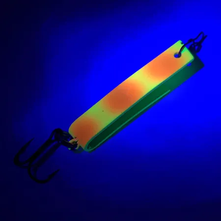 Luhr Jensen Super-Duper 503 UV (świeci w ultrafiolecie), czerwony/żółty, 4,3 g błystka wahadłowa #5947