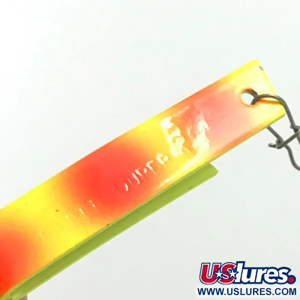 South Bend Super-Duper 503 UV (świeci w ultrafiolecie), żółty/czerwony, 4,3 g błystka wahadłowa #5942