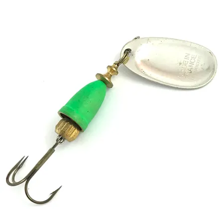 Blue Fox Super Vibrax 3 UV (świeci w ultrafiolecie), srebrny/zielony, 8 g błystka obrotowa #5927