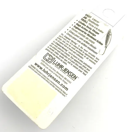 Luhr Jensen Crippled Herring, srebrny/niebieski, 21 g błystka wahadłowa #5920