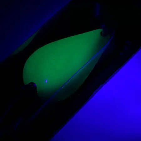 Acme K.O. Wobbler UV (świeci w ultrafiolecie), żółty/zielony/nikiel, 21 g błystka wahadłowa #5923