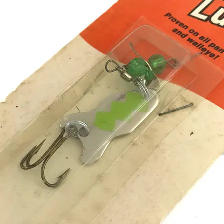 Brad’s Killer FISHERMAN'S LUCK UV (świeci w ultrafiolecie), nikiel/zielony, 7 g błystka wahadłowa #5925
