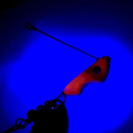 Erie Dearie Walleye Killer, przynęta na sandacza, nikiel/czerwony, 14 g błystka obrotowa #5932