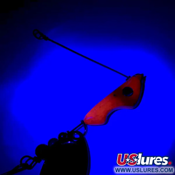  Erie Dearie Walleye Killer, przynęta na sandacza, nikiel/czerwony, 14 g błystka obrotowa #5932