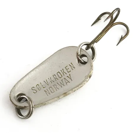 Sølvkroken Spesial Classic, srebrny/czerwony, 4 g błystka wahadłowa #5934