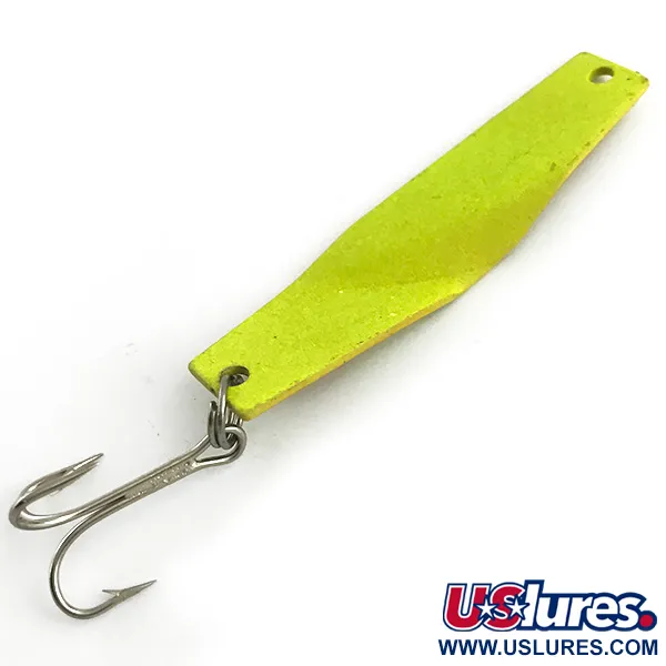 Z-RAY Lures Z-Ray Model 125, żółty/czerwony Blask, 11 g błystka wahadłowa #5939
