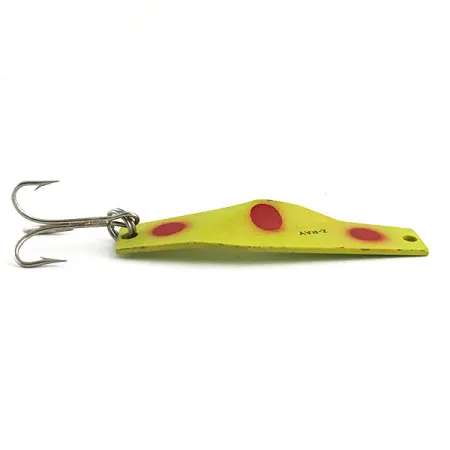 Z-RAY Lures Z-Ray Model 125, żółty/czerwony Blask, 11 g błystka wahadłowa #5939