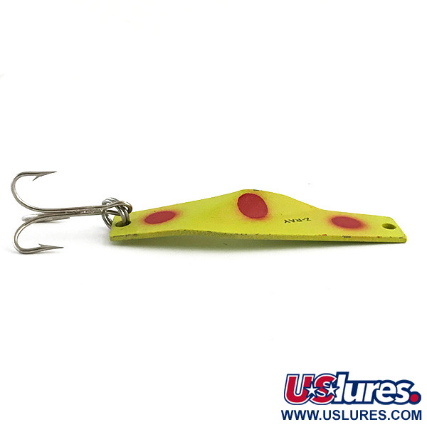 Z-RAY Lures Z-Ray Model 125, żółty/czerwony Blask, 11 g błystka wahadłowa #5939