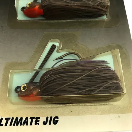 Other DUH Ultimate Jig przynęta jigowa antyzaczepowa UV (świeci w ultrafiolecie), brązowy/czerwony, 12 g #6294