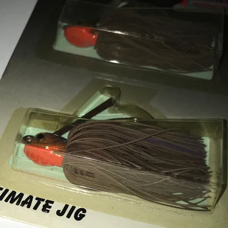 Other DUH Ultimate Jig przynęta jigowa antyzaczepowa UV (świeci w ultrafiolecie), brązowy/czerwony, 12 g #6294