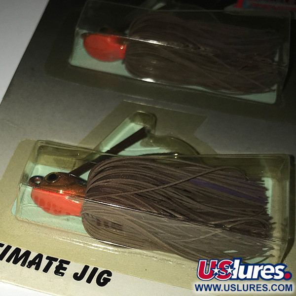 Other DUH Ultimate Jig przynęta jigowa antyzaczepowa UV (świeci w ultrafiolecie), brązowy/czerwony, 12 g  #5964